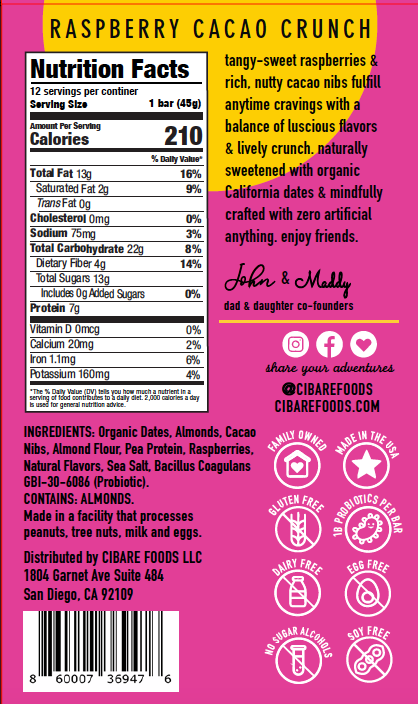 
                      
                        Raspberry Cacao Crunch
                      
                    